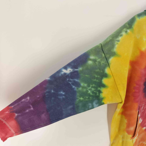 ヘインズ Hanes タイダイ柄ジップアップパーカー メンズ  2XL